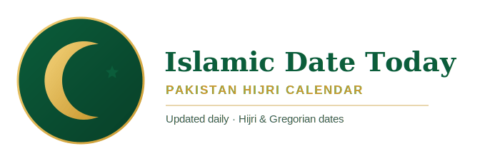 Islamic date today logo
